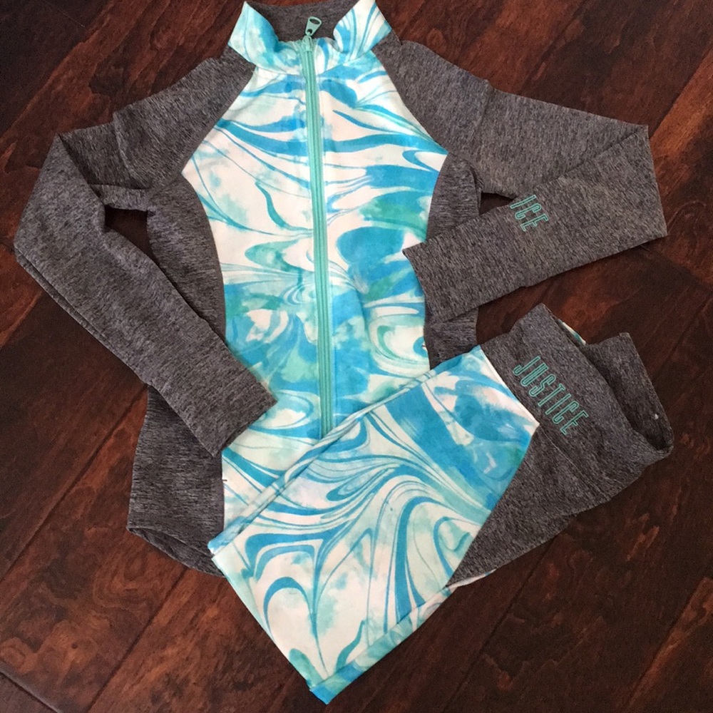 Justice leggings set Size 6-8